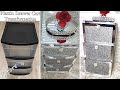 DIY GLAM NIGHTSTAND FROM PLASTIC CART! HOME IMPROVEMENT DIY| HOME DECORATING IDEAS