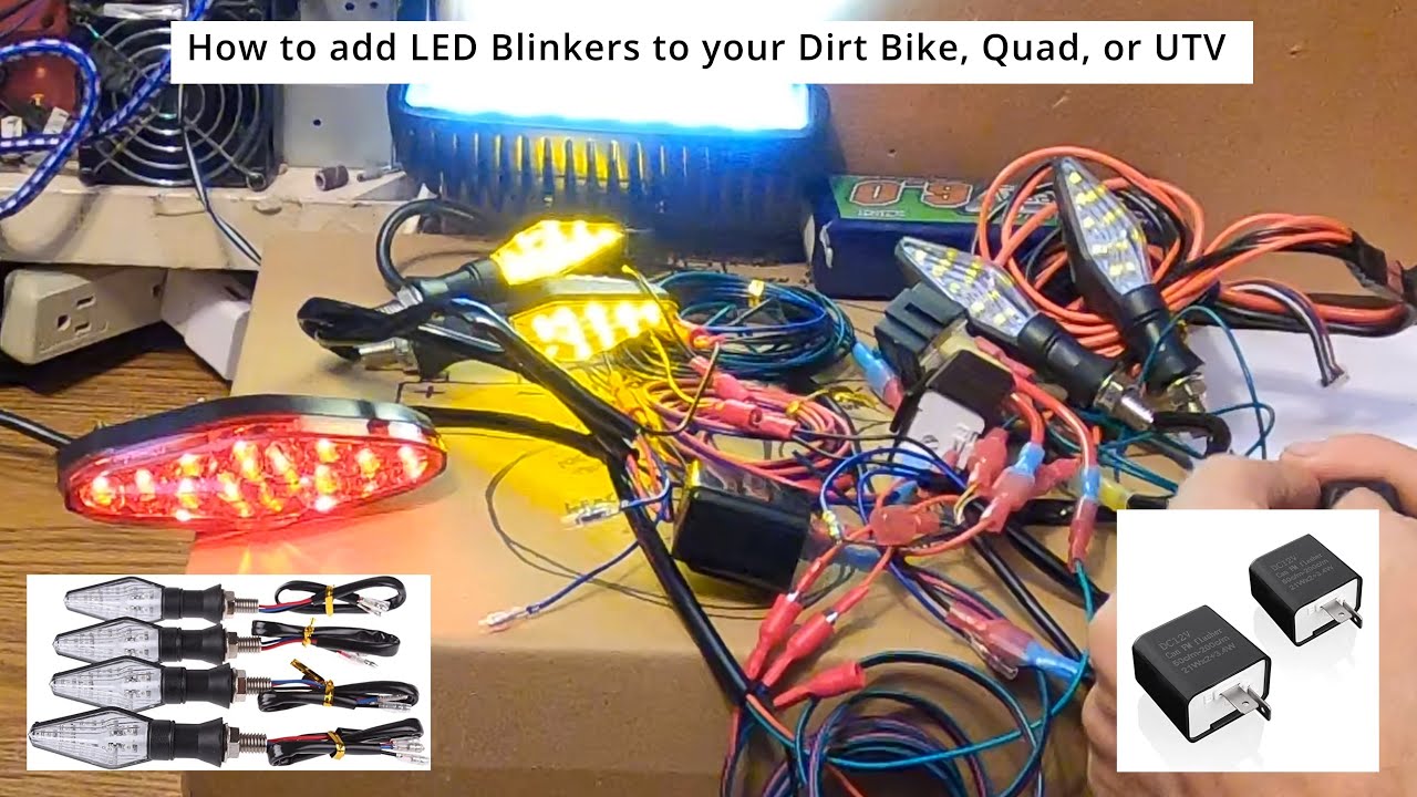 dirt bike scooter indicators blinker lights