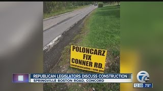 Erie County Republicans asking for road construction before winter