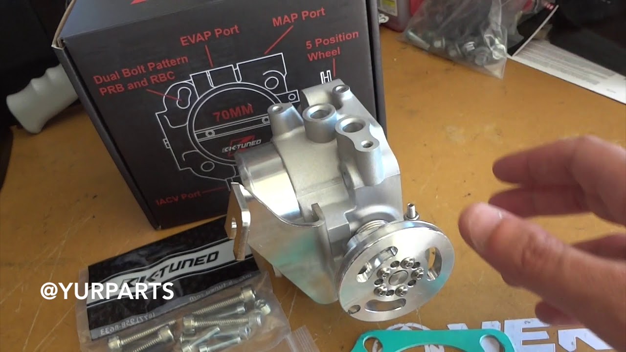 KTUNED 70mm KSERIES K20 K24 CAST THROTTLE BODY UNBOXING YouTube