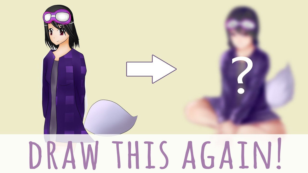 Redrawing Old Art | Draw This Again Challenge (Speedpaint) - YouTube