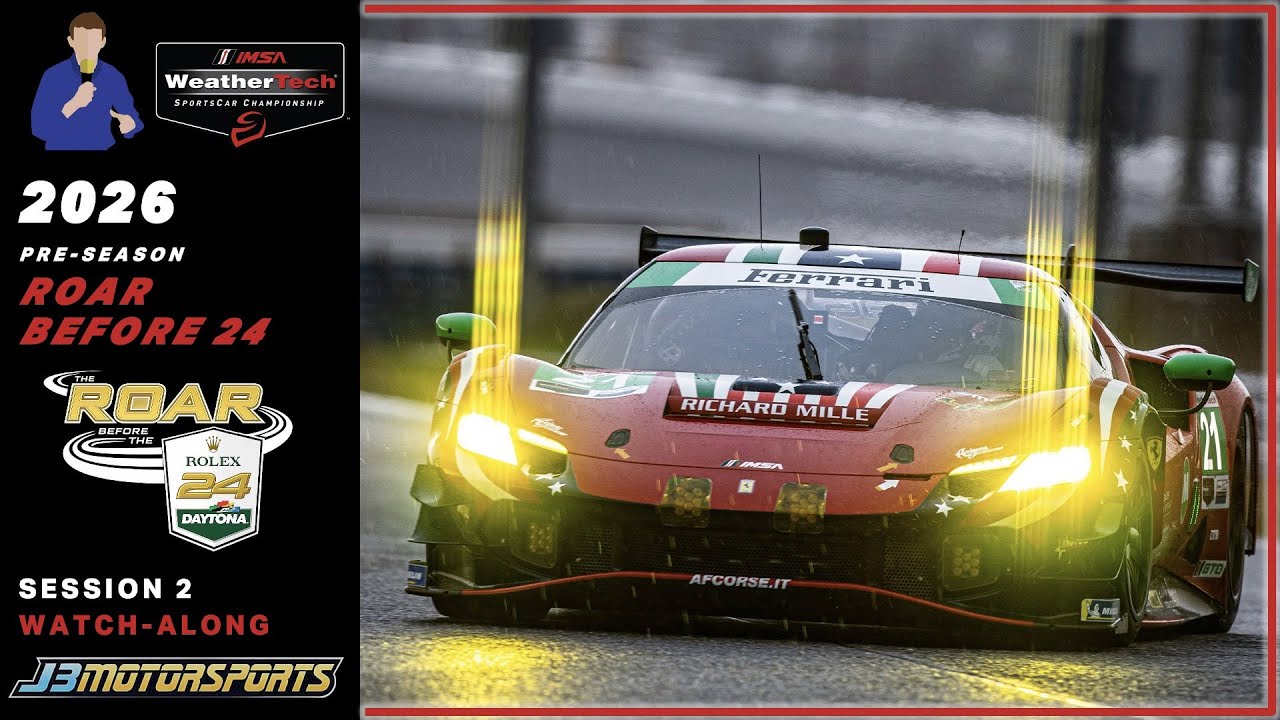 🔴 IMSA | 2026 | Roar Before The 24 | 