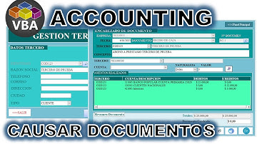 Causar un Documento Por Préstamo En Sistema Contable VBA ACCOUNTING @JANSCONSULTING