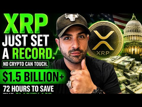 Video preview for XRP JUST SET A RECORD NO CRYPTO CAN TOUCH!! $1.5 BILLION IN + 72 HOURS TO SAVE THE CLARITY ACT!!
