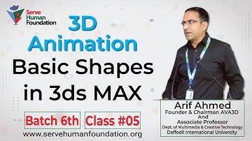 Basic Shapes in 3ds MAX For Beginners | Freelancing Bangla Tutorial | Batch 6th | Class 05