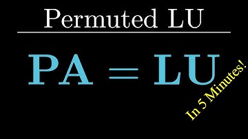 Permuted LU Decomposition Example - Linear Algebra