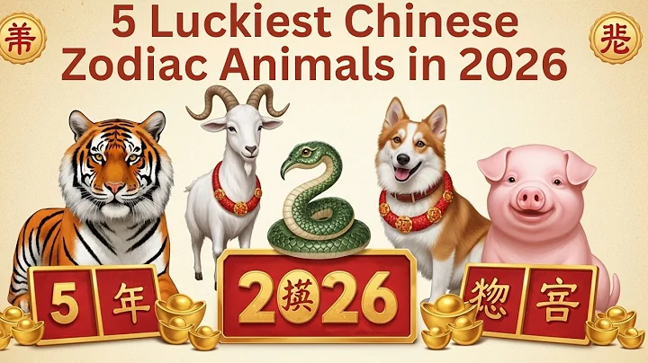 5 Luckiest Chinese Animal Zodiac Signs in 2026