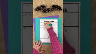 Tracing Lines Winter Coloring Pages for Kids #winter #coloring #tracing #kidslearning #preschool