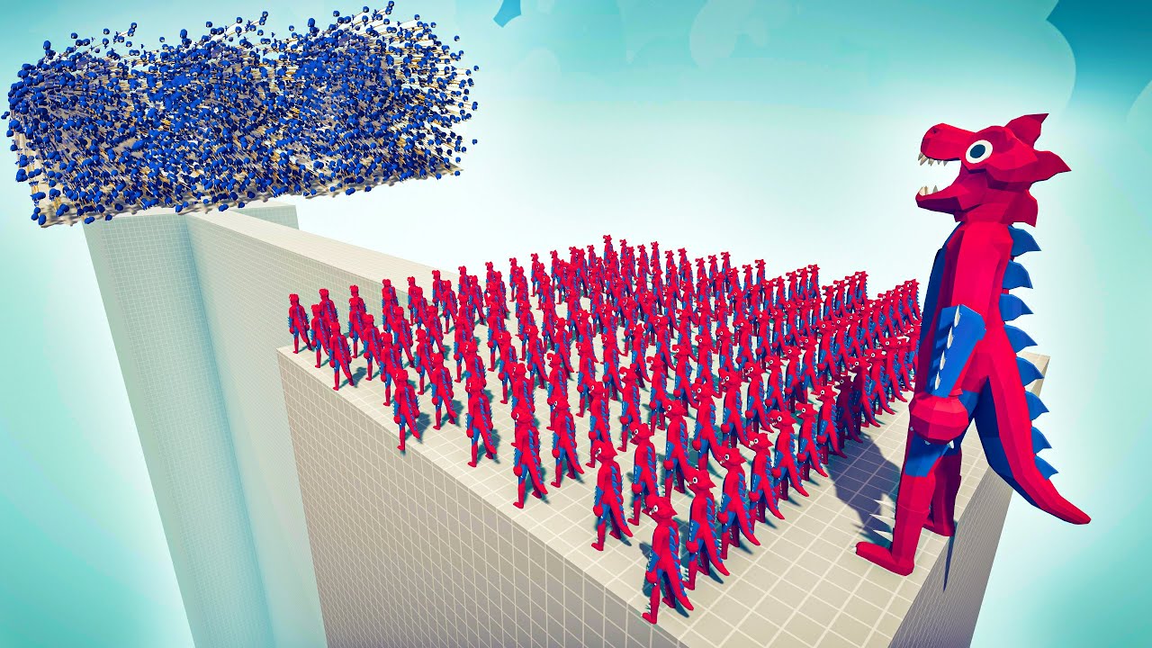 T-REX SPIDERMAN + GIANT vs EVERY GOD - Totally Accurate Battle Simulator TABS