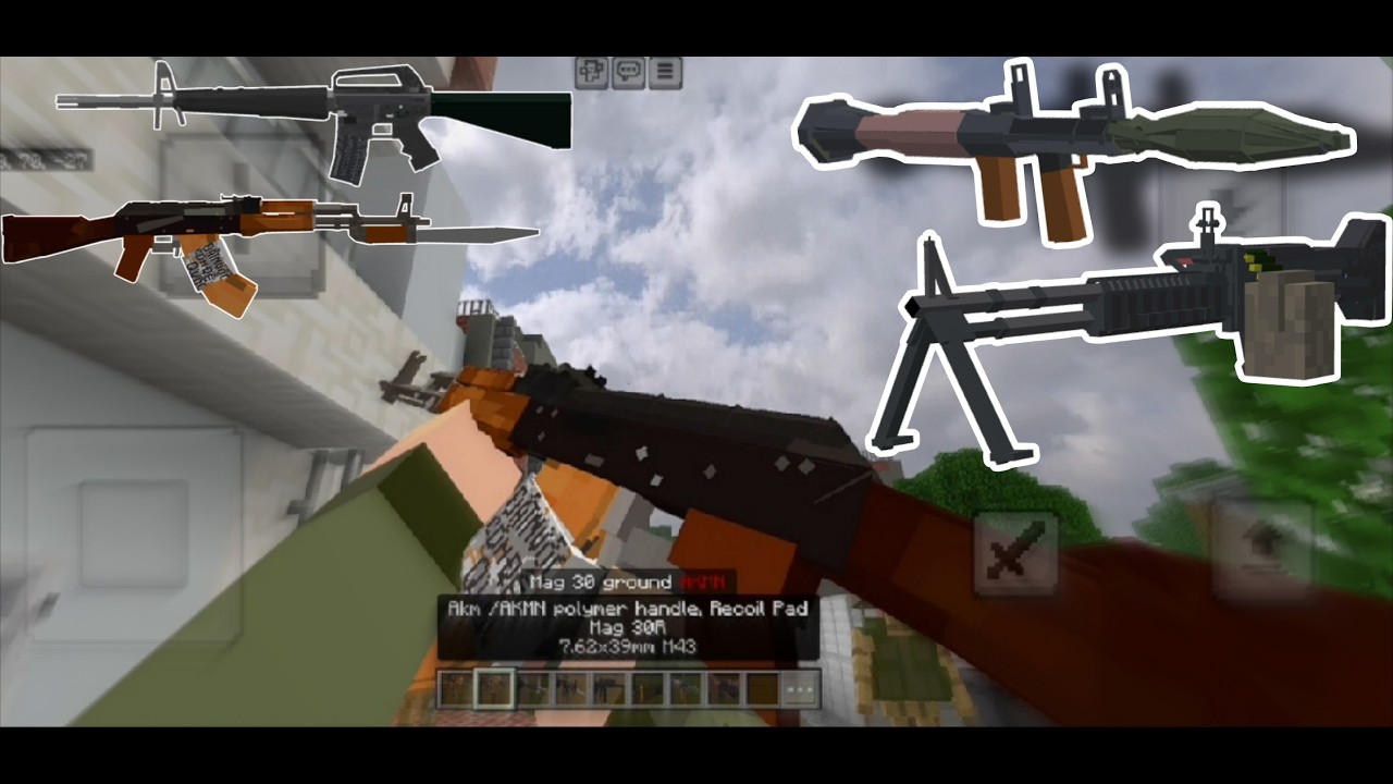 Vietnam Military: Vietnam war Gun pack Addon | Download | Addon Gun 3D | Addon Minecraft be