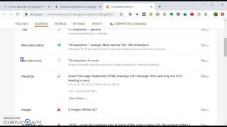 Basic SEO Page Audit with SEOQuake Plugin