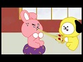 BT21 Cooky eating pizza
