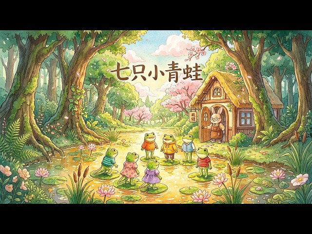 七只小青蛙》长大这件事不急，慢慢来就好|英语听力磨耳朵| 书籍导读
