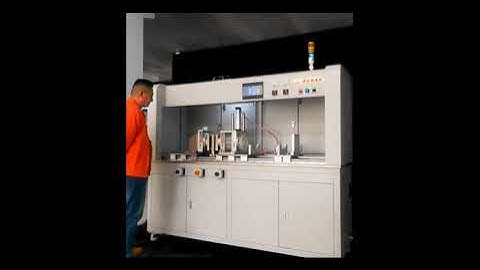 Large Flow Filter Connector End Cap Hot Plate Welding Machine