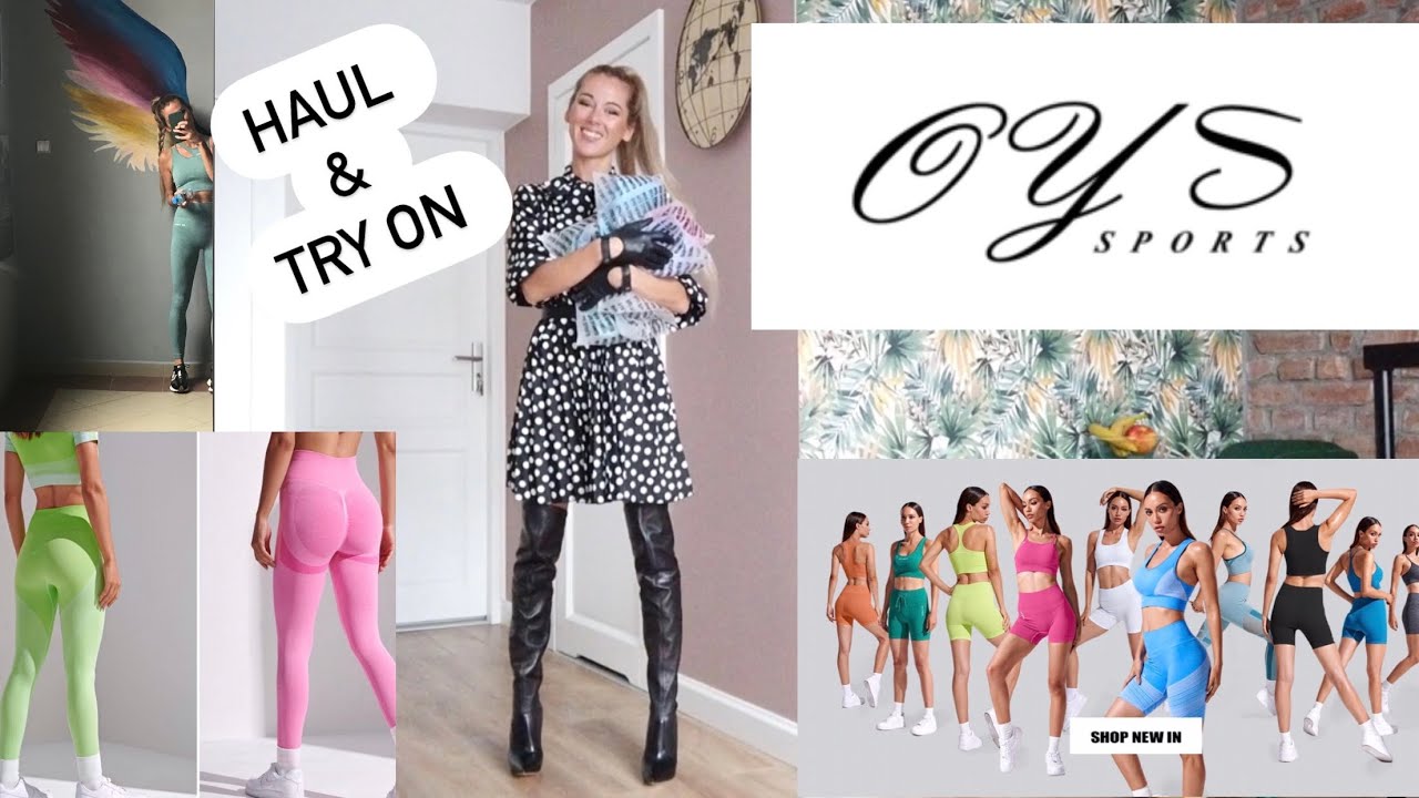 OYS SPORTS the best gym fitness clothing in various Colors to Fit All Your Feels Haul & Try on