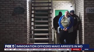 ICE arrests in Maryland: 13 captured