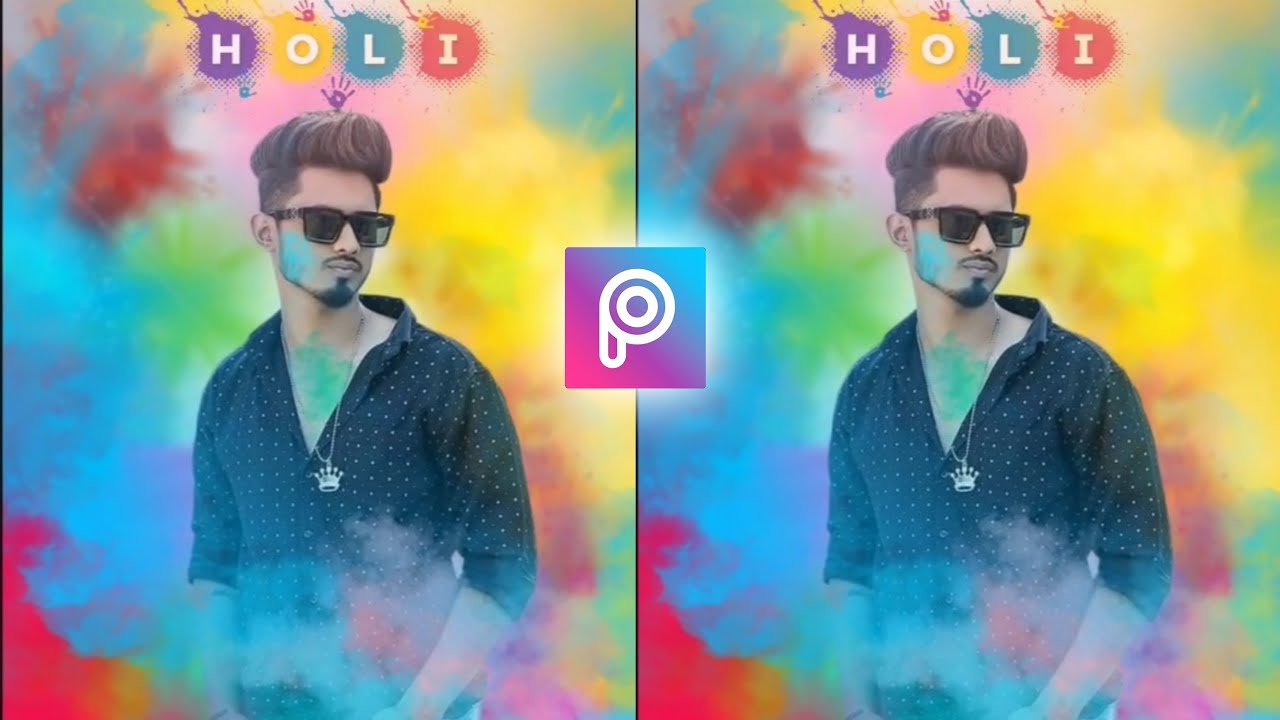 Holi Photo Editing || PicsArt Holi Photo Editing || Realistic Holi Editing