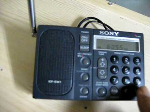 SONY ICF-SW1S LW/MW/SW/FM RADIO - YouTube