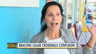 Flashing pedestrian crossings confuse walkers and drivers