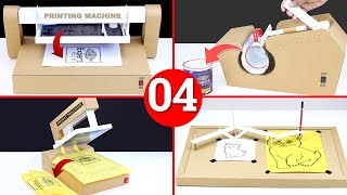 Amazing TOP 4 DIY Printing Machine From Cardboard at Home