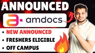 Amdocs Breaking Hiring Announced | Off Campus Drive | 2025, 2024 Batch Hiring | Fresher Jobs | EPAM