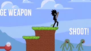 Stickman run: Adventure/ Fighting With Zombie/ screenshot 4