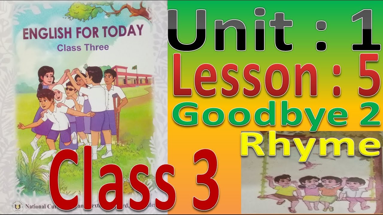 Class 3 English Unit 1 Lesson 5 (2024) - YouTube
