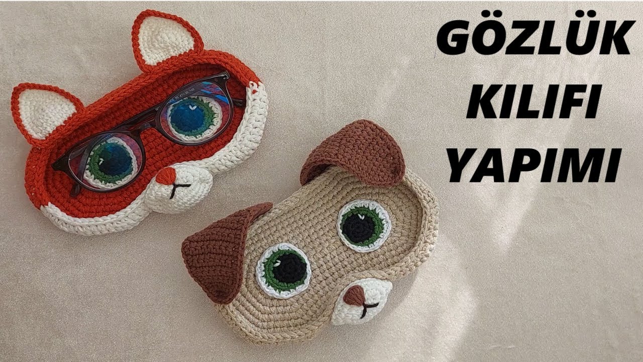 Gözlük Kılıfı Yapımı  (English subtitle) (crochet amigurumi tutorial)