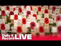 LIVE | Armistice Day service at the National Memorial Arboretum in in Staffordshire