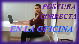 correct posture in the office