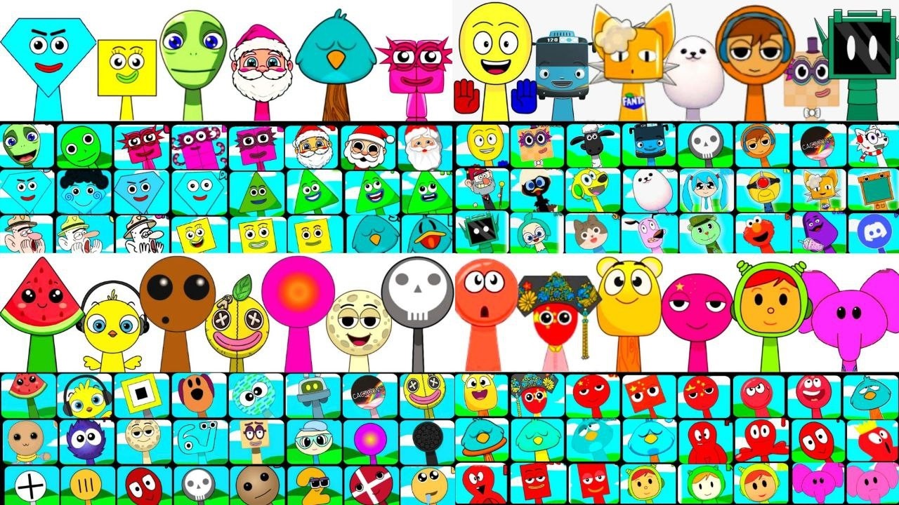 🛑 My Sprunki OC ALL Phases Incredibox Compilation COMPLETE in real ❤️ #incredibox #sprunkioc