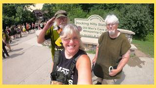 Going to Hocking Hills Campground and Old Mans Cave with friends