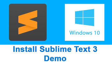 Install Sublime Text 3 Windows 10 Demo