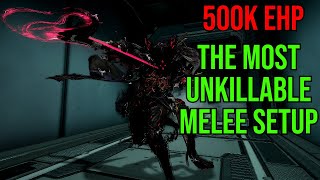 Become IMMORTAL Using a Melee. The most Unkillable Melee Setup (Warframe)