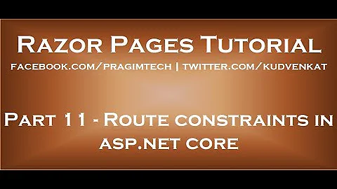 Route constraints in asp net core