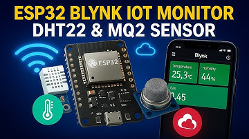 ESP32 Blynk IoT Project | Monitor DHT22 & MQ2 Sensor Data in Real-Time