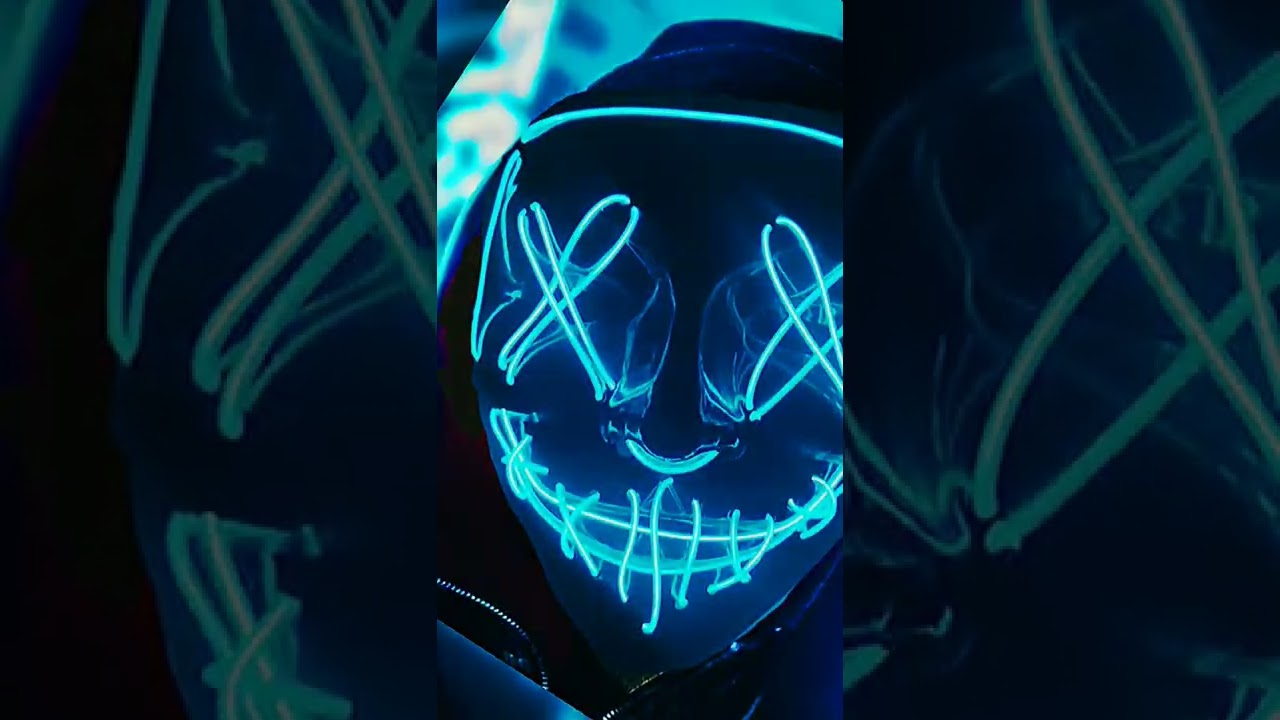 Ссылка на покупку оставляю в комментариях. Светящийся Косплей EL Wire Праздничная маска