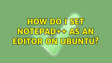 How do I set Notepad++ as an editor on Ubuntu? (4 Solutions!!)