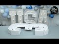 4FT Marquee letter light installation/Tutorial (Number 3) #marqueeletters #partydecorations