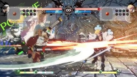 GGST Ramlethal CH f.S Midscreen to Wallbreak combo