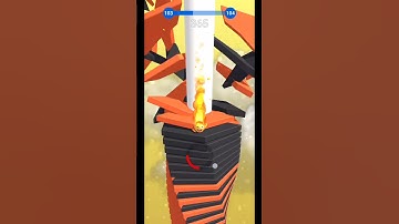 Reached Level 104 in Stack Ball! 🔥 Insane Gameplay | Satisfying Mobile Game #shorts