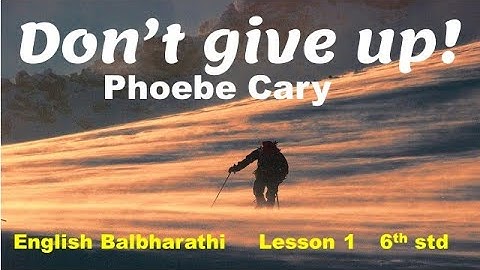 6th std english blabharathi lesson 1 don