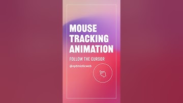 This MOUSE TRACKING ANIMATION is shockingly easy to build 👌