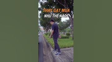 Cần gạt mưa của bạn sẽ mòn nhanh hơn trong mùa mưa này, vậy nên hãy xem hết video nhé #shorts