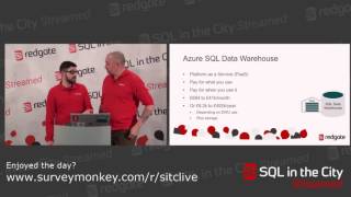 On premise SQL Server to Azure SQL Data Warehouse - Grant Fritchey & Ally Parker