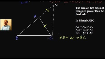 Triangle Inequalities - Relation between triangle sides