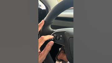 2025 Tesla model 3 - no signal lever #shorts