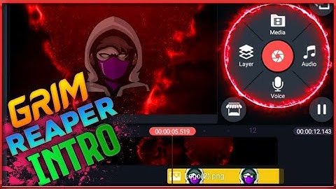 Grim Reaper intro Reavel and logo Animation | Kinemaster tutorial