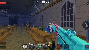 Pixel Combat: Zombies Strike - Great Hall New Skin HK MP5