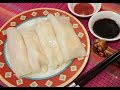 BÁNH CUỐN NHÂN TÔM XÁ XÍU Dim Sum Chinese Steam Rice Roll - Tram Nguyen Germany